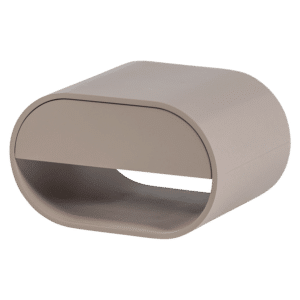 WOOOD Momo væghængt natbord, m. 1 rum og 1 skuffe - sand MDF (39x28)